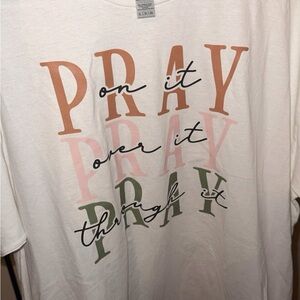 Graphic Tee with Inspirational Text